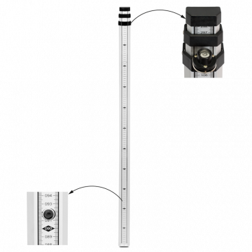 Рейка нивелирная телескопическая RGK TS-5 С ПОВЕРКОЙ Арт. 4610011870996_50